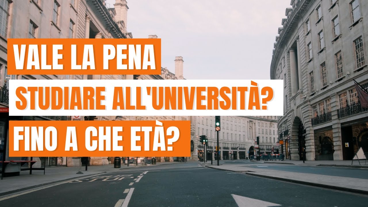 Vale la pena andare all'università? Fino a che età? Lo chiedo ad Alessandro Damiano