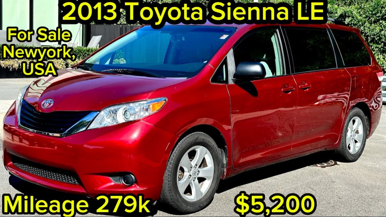 Toyota Sienna 2013 года | Пробег 279 тыс. миль | Продается в Бруклине, Нью-Йорк + Полный обзор