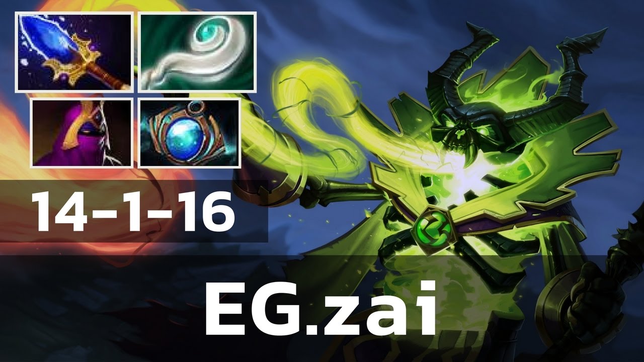 EG zai • Pugna • 14-1-16 — Pro MMR Gameplay Dota 2