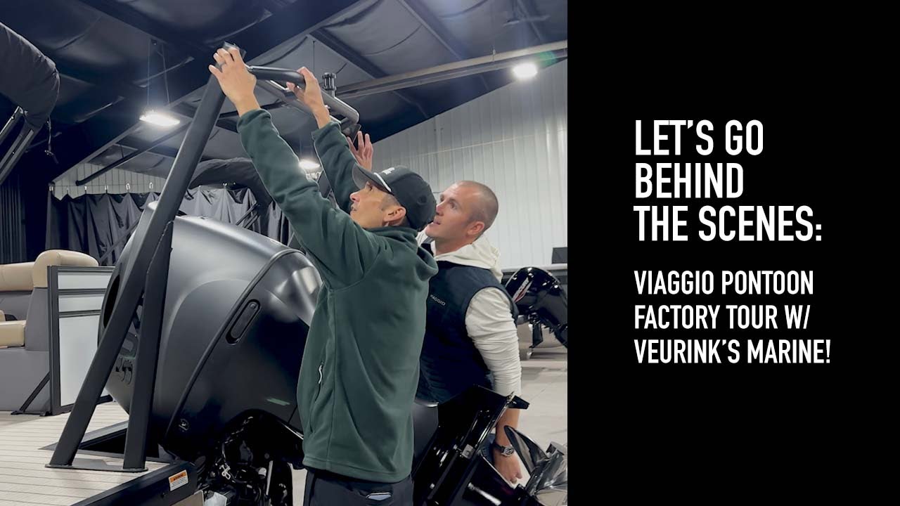 2026 Viaggio Pontoon Boats | Factory Tour + Features | Viaggio Dealer in Newaygo, Grand Rapids, MI
