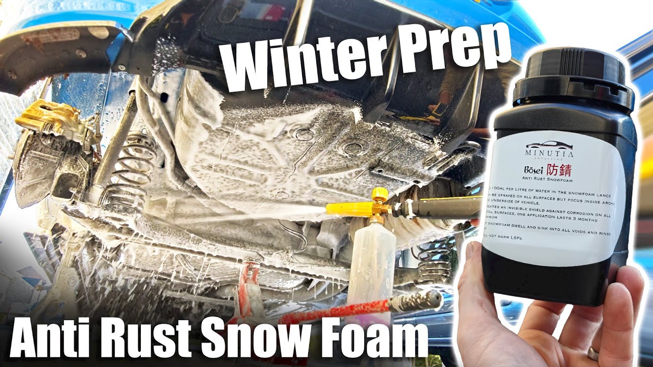 ANTI RUST Snow Foam Treatment Rust Car Winter Prep Bosie Minutiadetailing