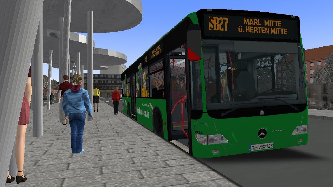 OMSI 2 | Neue Horizonte | SB27 Wanne-Eickel Hbf → Marl Mitte