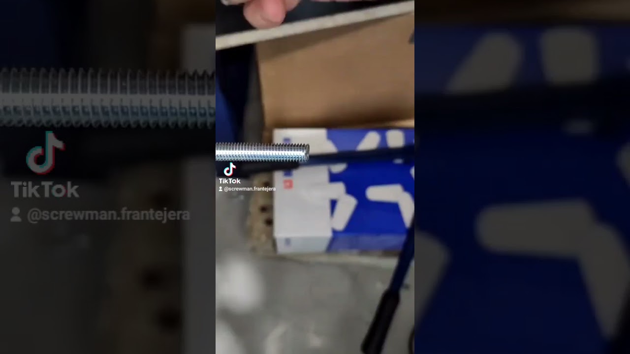 truco para no perder la rosca al cortar varilla roscada