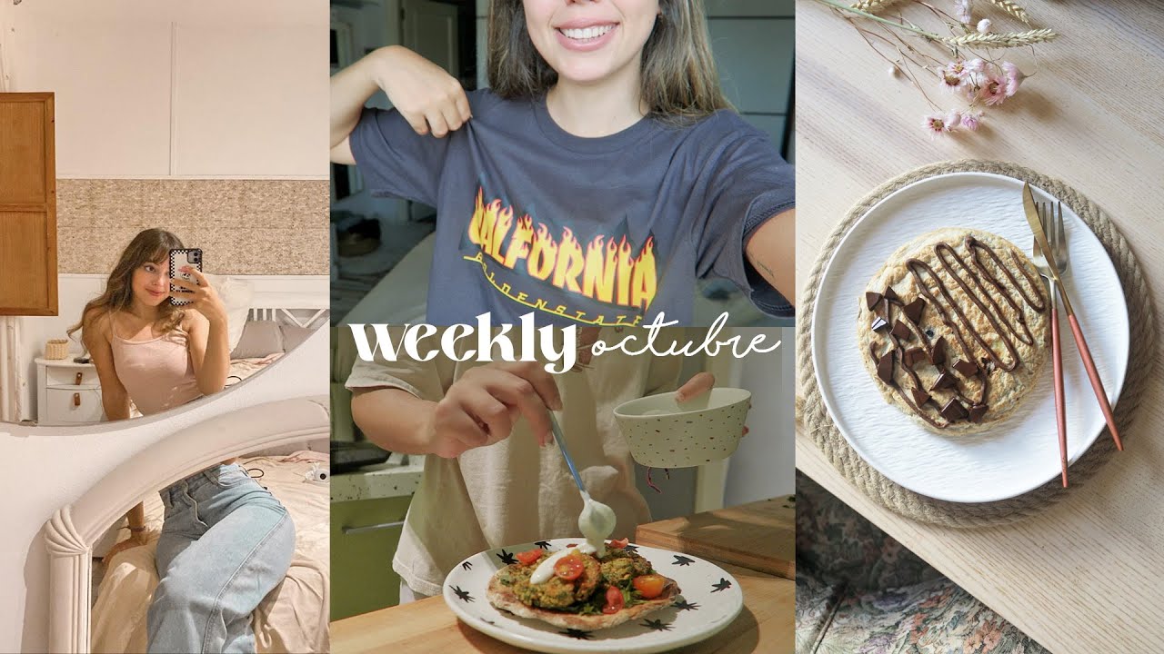 un weekly lluvioso ☂️ l jetlag, falafel casero, unboxings varios, gloss viral y mini compra de Lidl