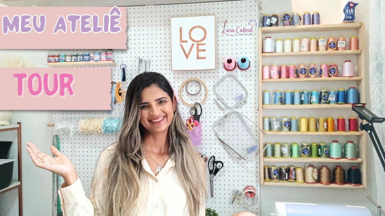 TOUR PELO  ATELIÊ |  VLOG DE COSTURA | MOSTREI TUDO