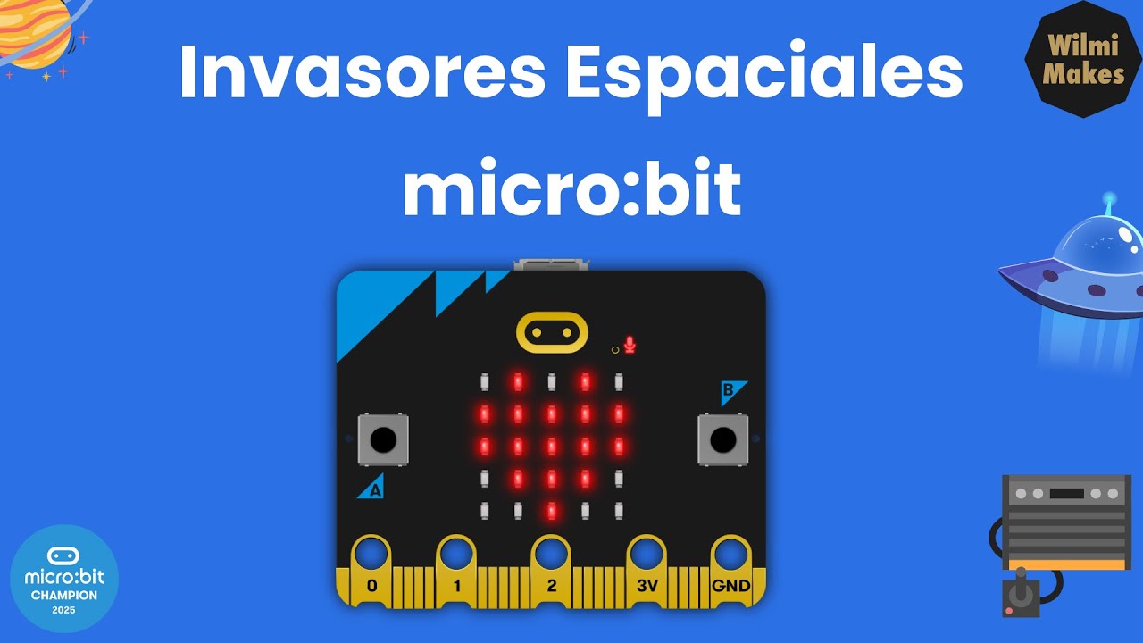 Invasores Espaciales con #microbit