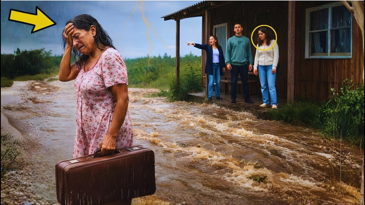 Sus propios HIJOS expulsaron a la VIUDA bajo la TORMENTA… años después volvió RICA
