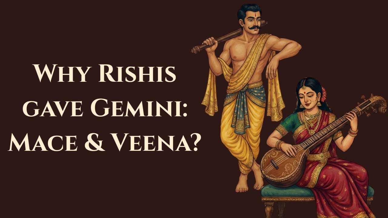 Mithuna Rashi Decoded: It's Not Just 'Twins' (The Secret of the Gada & Veena) | Learn Astrology