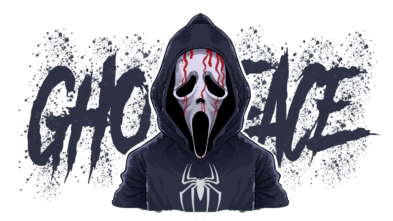 How to draw Ghost Face