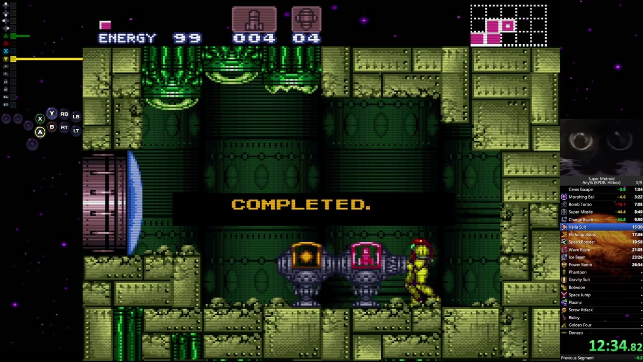 Super Metroid | Any% KPDR (PB1) 1:27:49