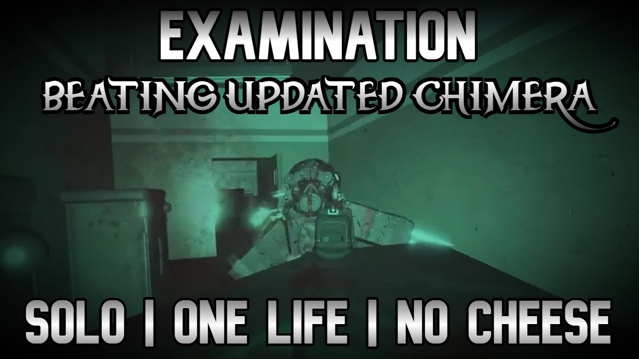 Examination | SOLO New Chimera in ONE LIFE No Cheese