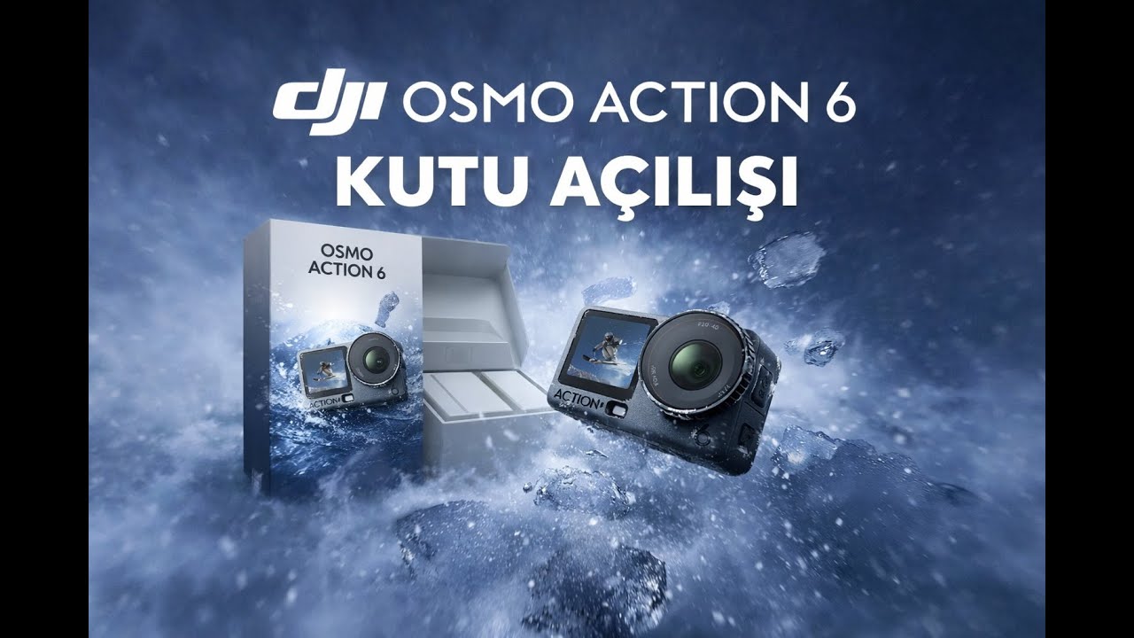 DJI Osmo Action 6 Adventure Combo | Kutu Açılışı (Unboxing)🔥