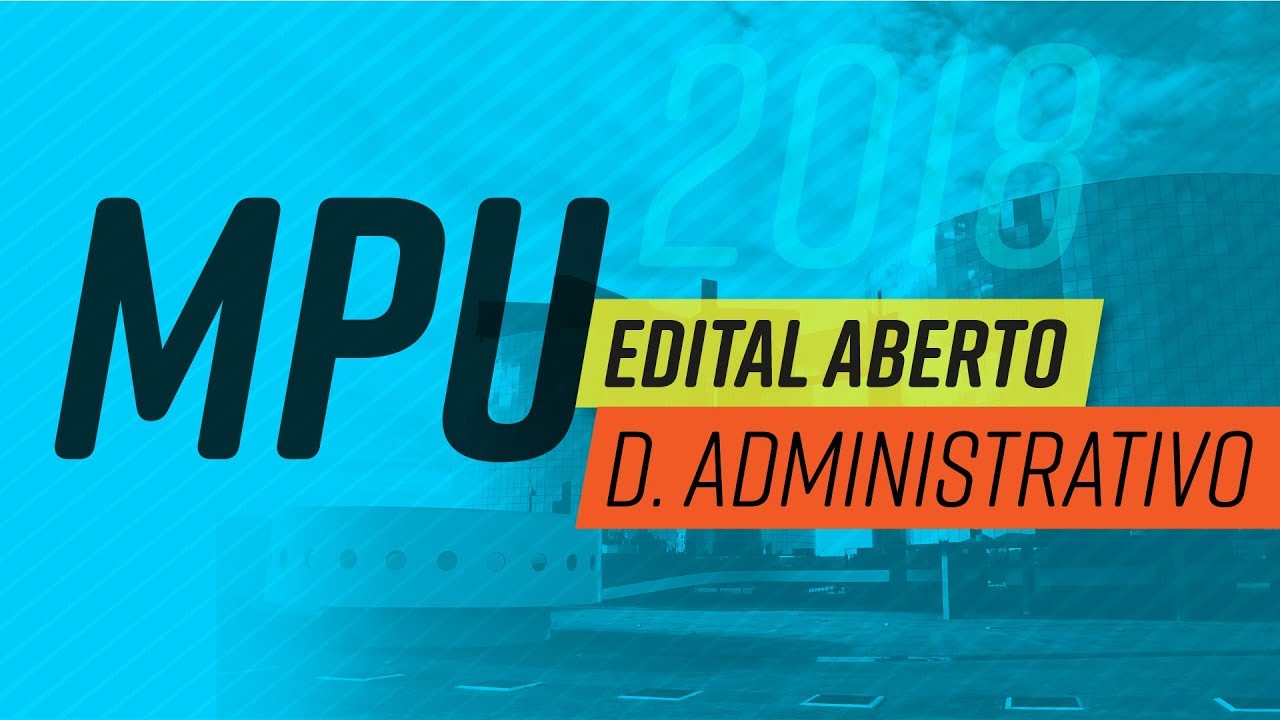 MPU 2018 - Direito Administrativo  AlfaCon