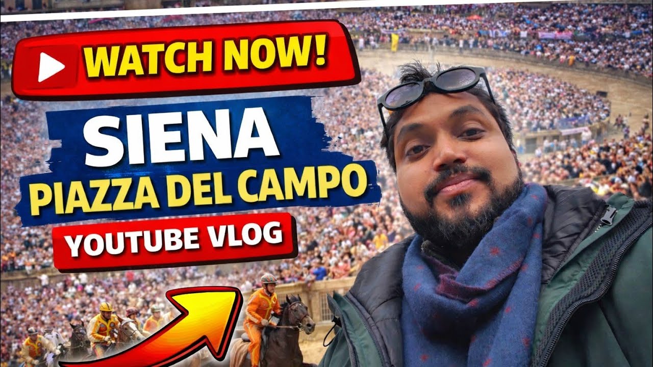 Not Rome, Not Venice… THIS is Italy’s Real Beauty 🇮🇹✨ | Siena Vlog | Italian history | horse race