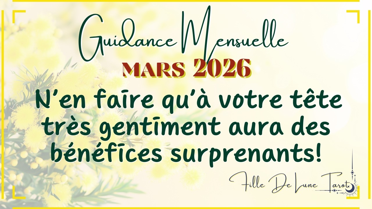 Le COLLECTIF Mars 2026-N'en faire qu'à votre tête très gentiment aura des bénéfices surprenants!
