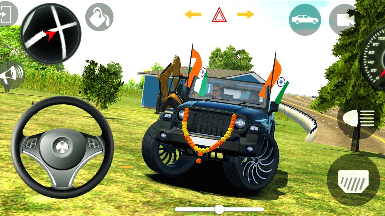 Dollar Song Modified Mahindra black 🖤 Thar😈 || Indian Car Simulator 3D || Android GamePlay part40✔️🎮