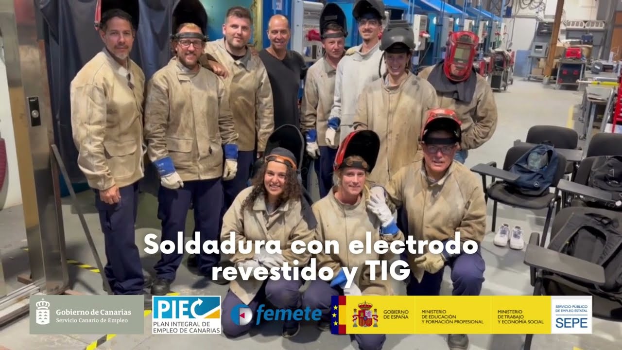Formaci&oacute;n en soldadura con electrodo revestido y TIG
