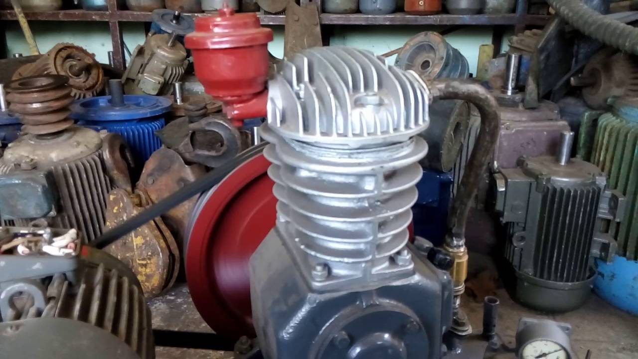 Компрессор СО-7  220 Вольт, качает до 10кг не напрягаясь (1,1кВт 1500об/мин)