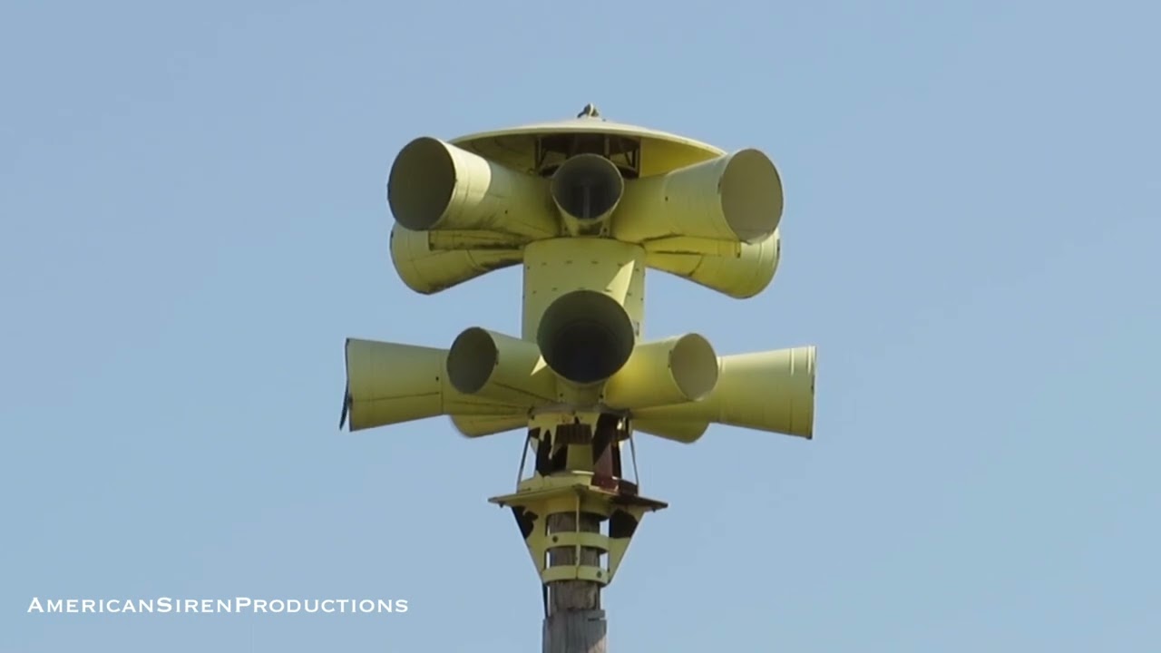 Sentry 10V2T Long Siren Test, Palmyra, Missouri (NECOMM Tornado Siren Test)