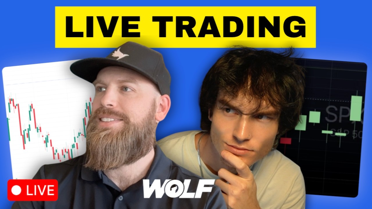 STOCK MARKET LIVE DAY TRADING | THE WOLF PACK IS BACK