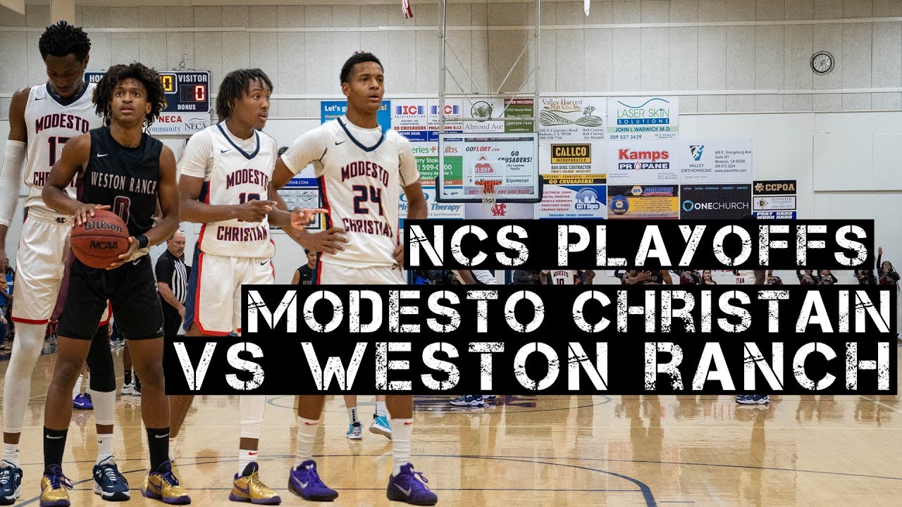 Bj Davis & Prince Oseya Help Lead Modesto Christian To The Next Round | Full Game Highlights