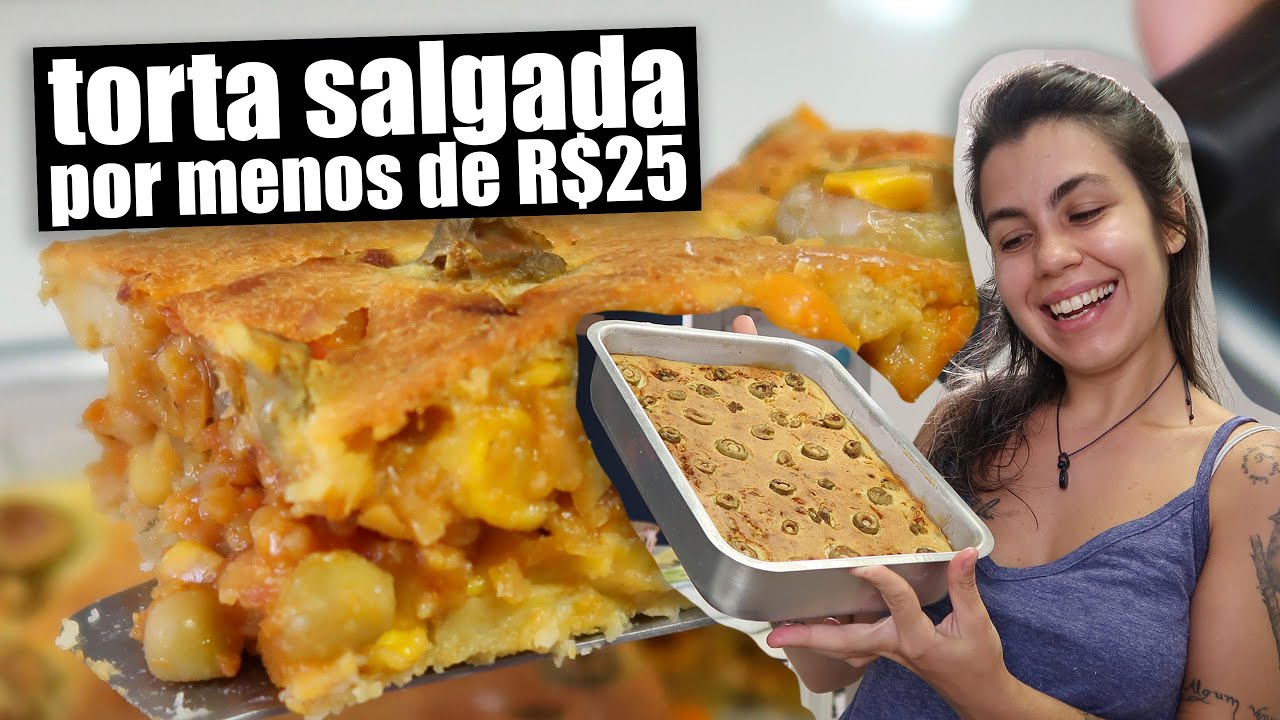 FIZEMOS UMA TORTA SALGADA DE LIQUIDIFICADOR COM MENOS DE R$25 | TÁ NO LUCRO OU NÃO TÁ? | TNM Vegg