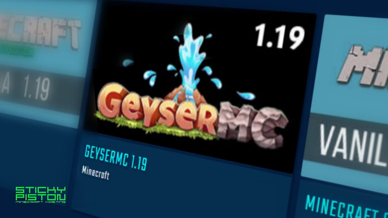 Play Java AND Bedrock On One Server With GeyserMC | StickyPiston Hosting