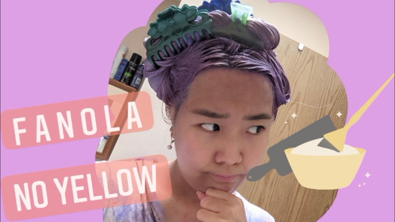 Toning yellow hair with fanola no yellow shampoo