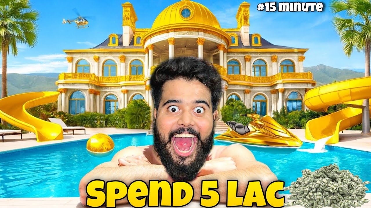 SPENDING RS 500,000 IN 15 MINUTES 😨