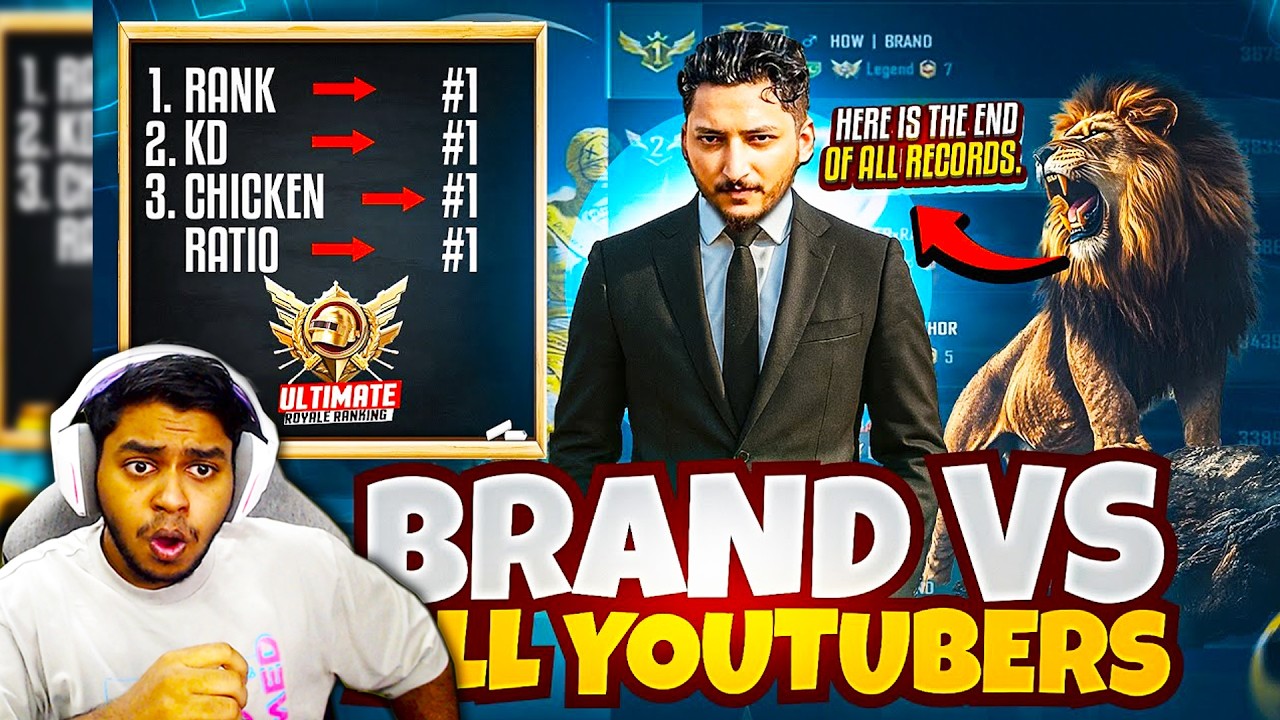 ULTIMATE ROYALE 1-ГО МИРОВОГО РАНГА, ДАЖЕ ЮТУБЕРЫ В ШОКЕ? КАК БРЭНД СДЕЛАЛ ЛУЧШИЕ МОМЕНТЫ В PUBG ...