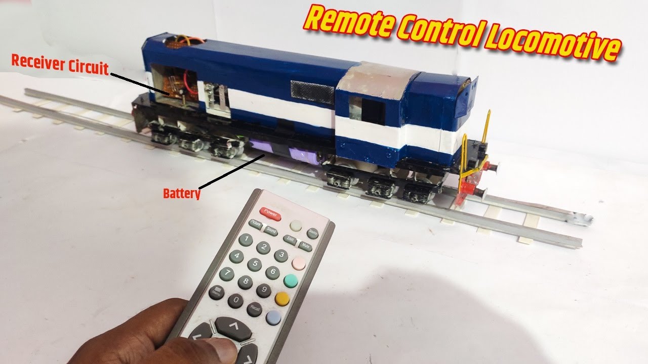 How to Make Remote Control Train | Rc Receiver For Model Train | Miniature Vehicle India