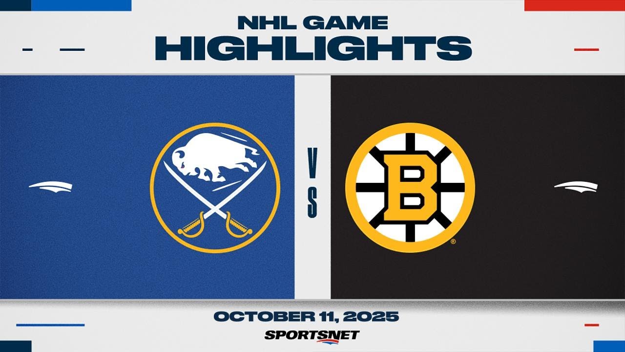 NHL Highlights | Bruins vs. Sabres - October 11, 2025