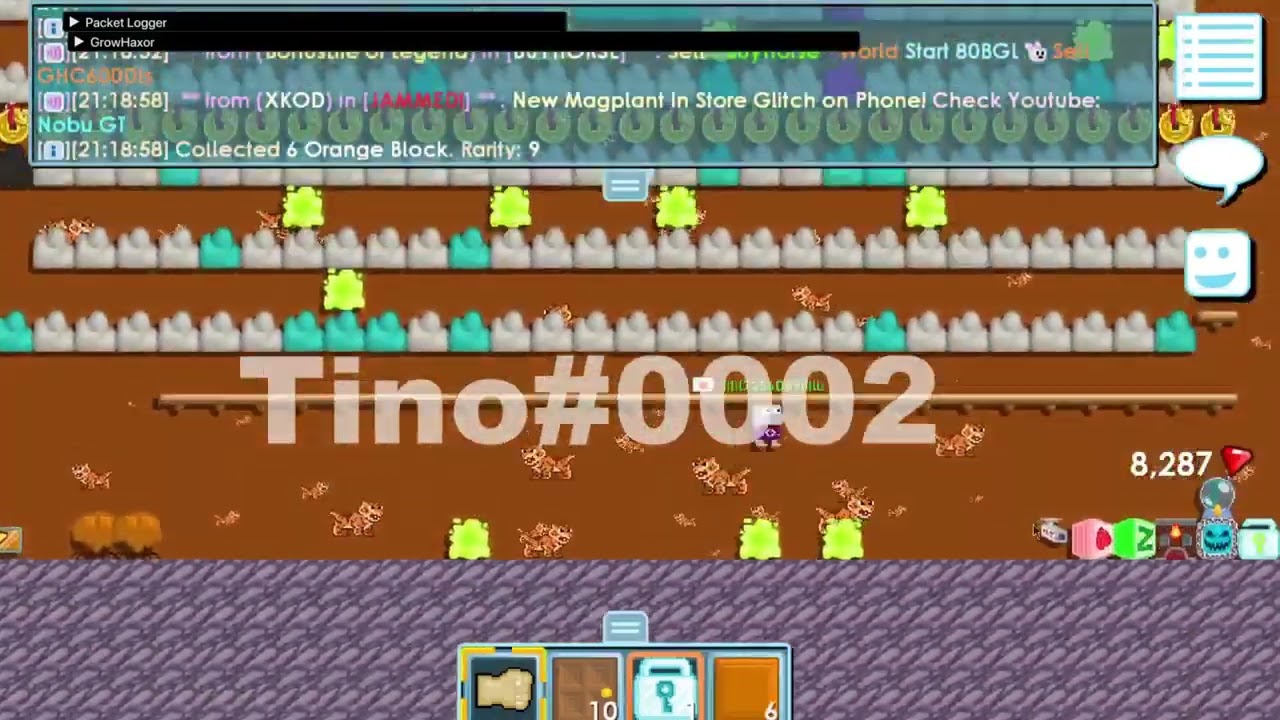 Growtopia Looting 250BGL Account BUYTIGER + BUYROBOTIC owner RICHEST ACCOUNT STEALED Tino#0002