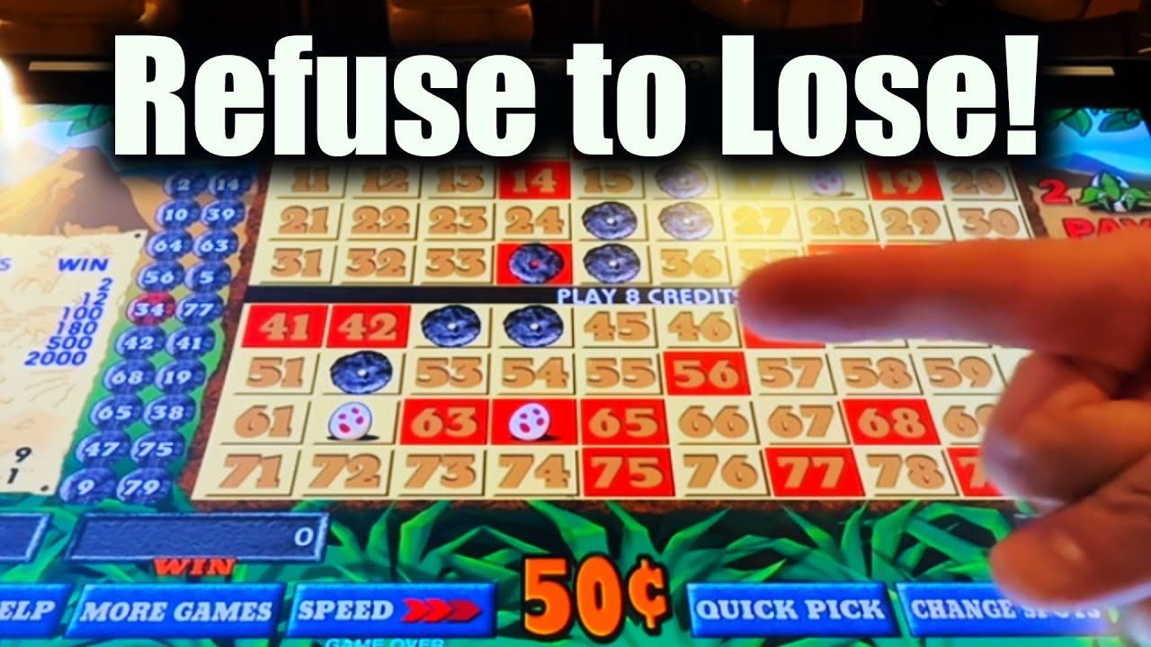 We Refuse to Lose on a Caveman KENO 9-Spot!