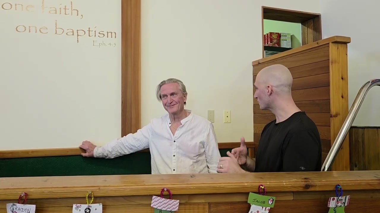 Brad Tilley's Baptism, Sunday, December 21, 2025