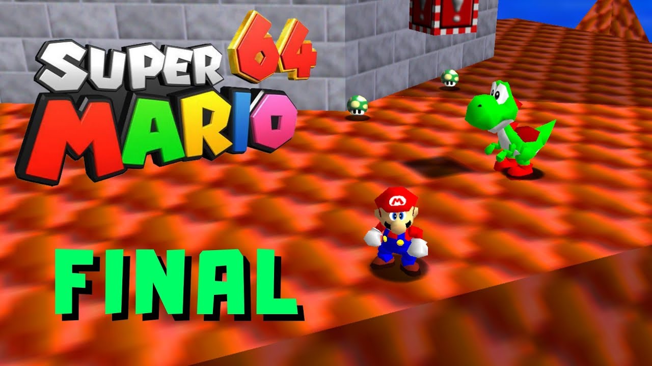VAMOS JOGAR SUPER MARIO 64 120 ESTRELAS DETONADO COMPLETO - FINAL: VENCENDO BOWSER, ACHANDO O YOSHI!