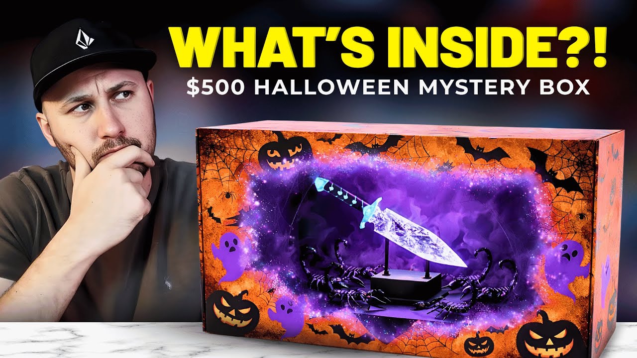 I Bought $500 NCBlade Halloween Mystery Box! No Tricks, Just Treats Surprise Box