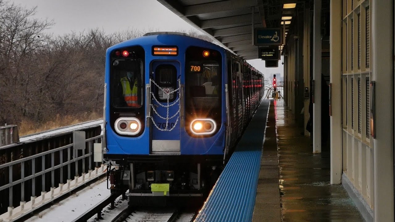 CTA 'L' - CRRC Sifang 7000 Series Cars Performance Testing on the Orange Line