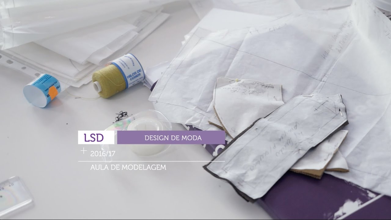 Aulas de Modelagem do Curso de Design de Moda 2016/17