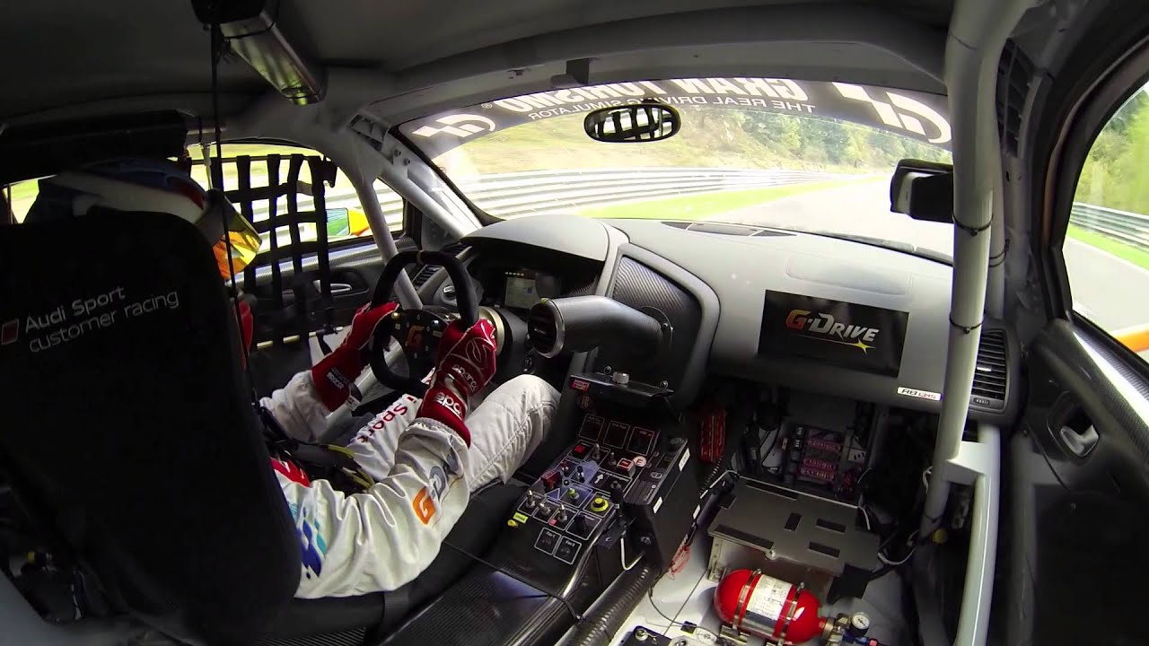 Roman Rusinov Audi R8 LMS Ultra on board Nurburgring