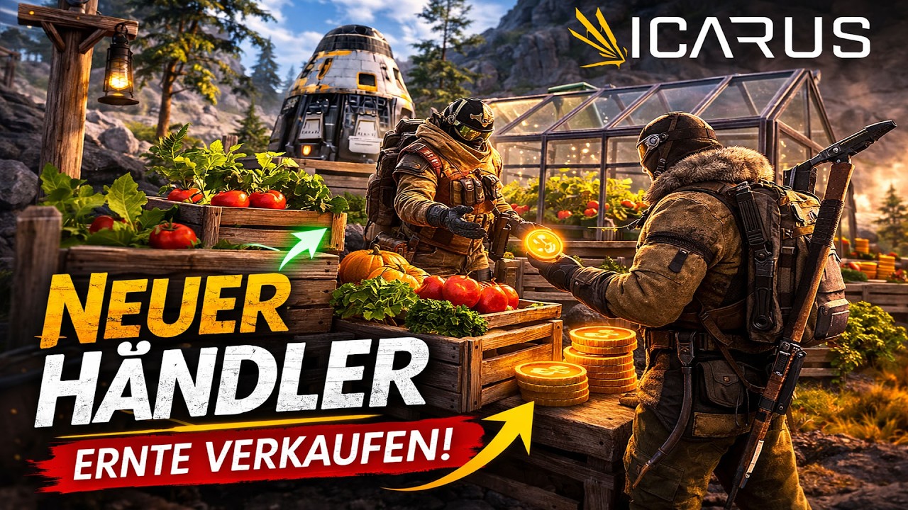Ein Händler für meine Ernte | Neues System im Update | Icarus Olympus #51