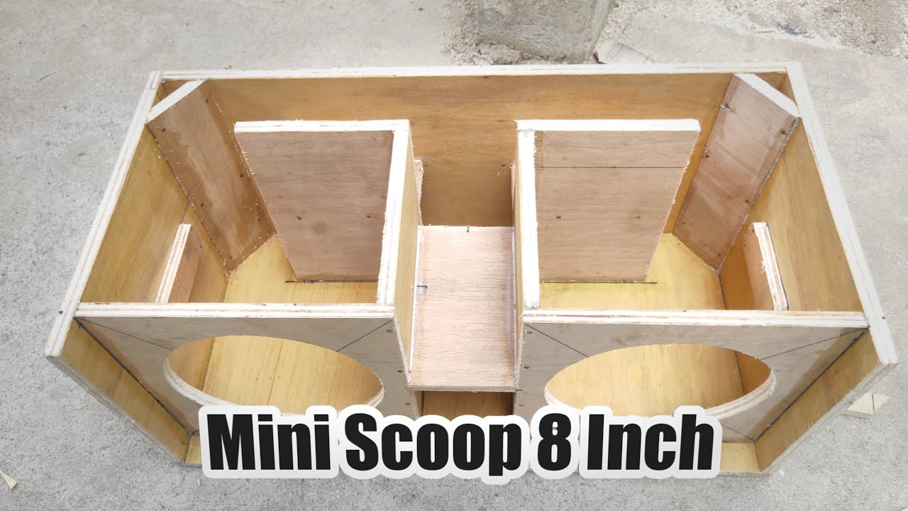 Proses Pembuatan Box Mini Scoop 8 Inch Double || Full Prosess Beserta Skemanya