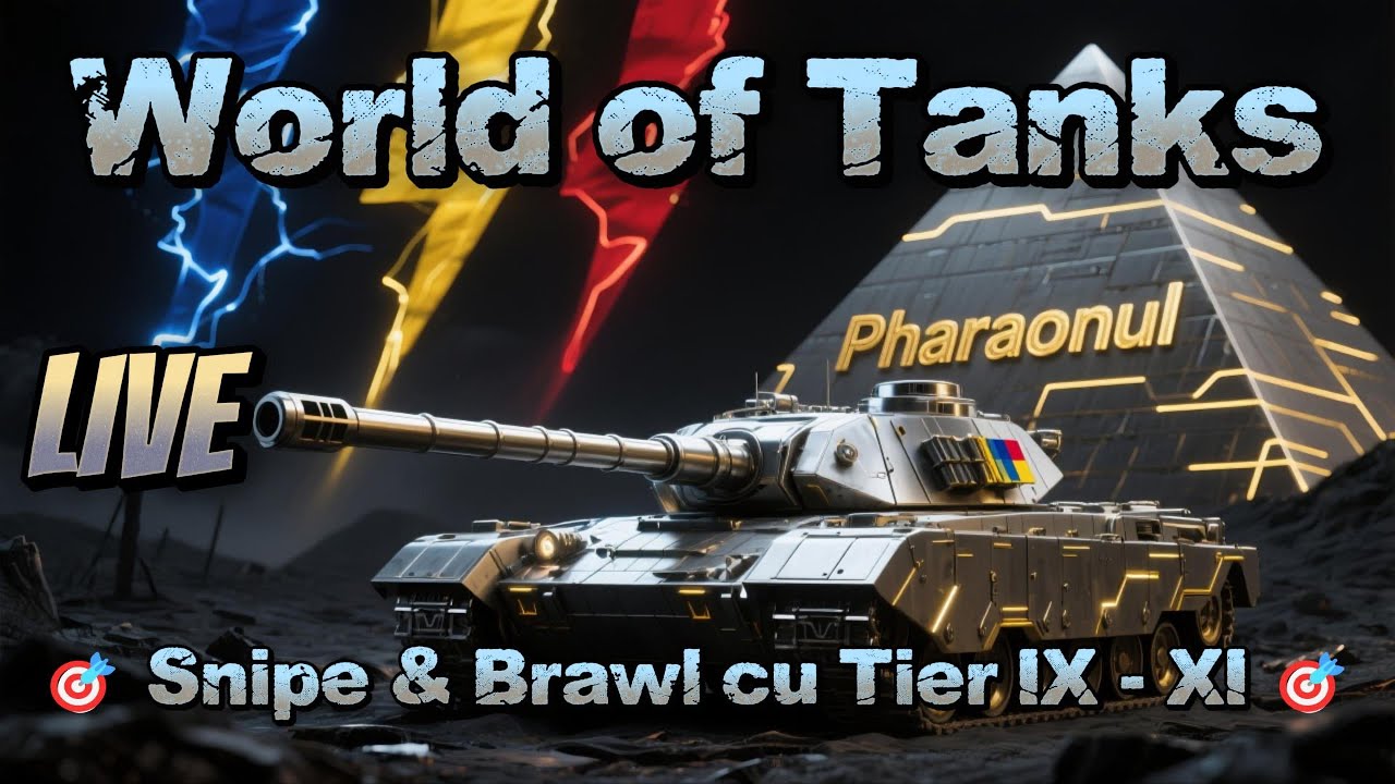 🎯 Snipe & Brawl cu Tier IX - XI | Grind pe Pharaonul | Live WoT Romania
