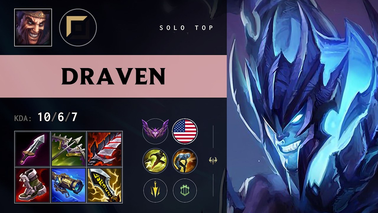 Draven Top vs Olaf - NA Master Patch 26.11