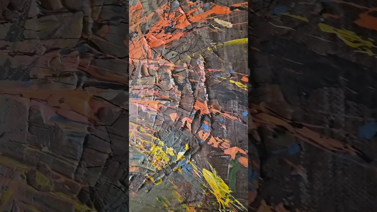 The Balance Between Light and Dark- mixed media on canvas, by Sandra M. Belz