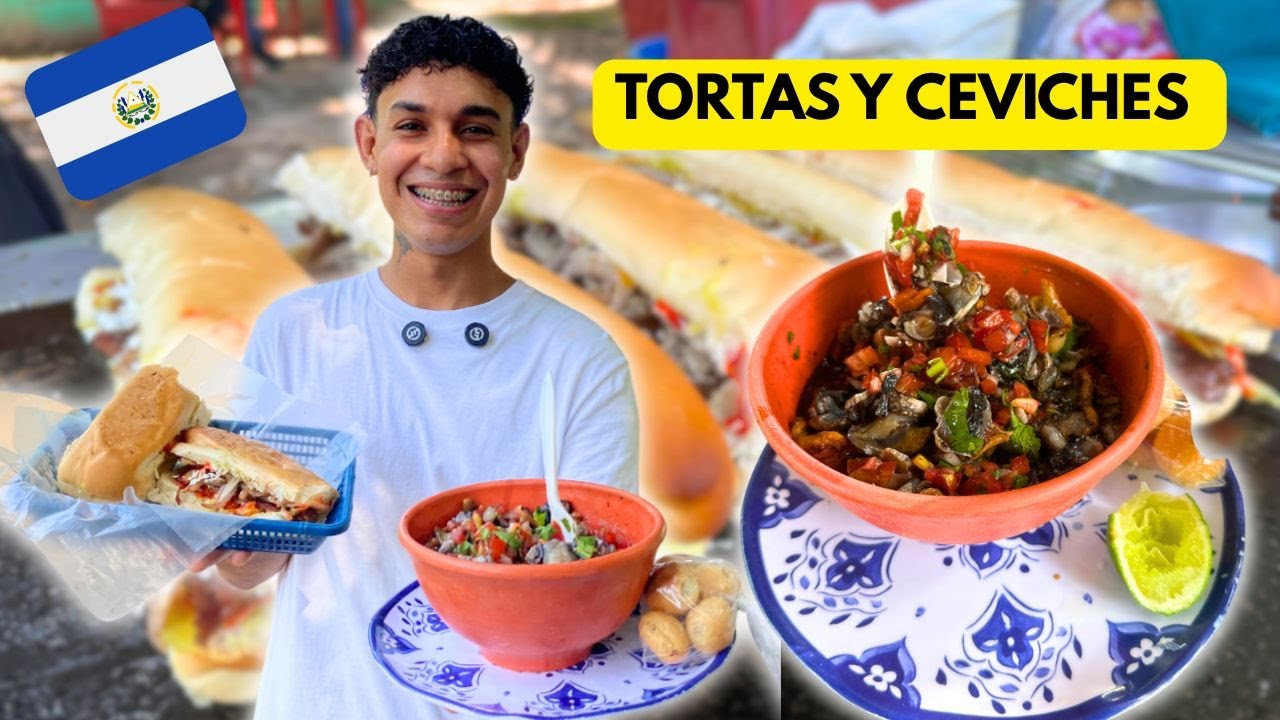 Deliciosas Tortas y Ceviches en el PUERTO DE LA LIBERTAD🤤 cevichela👌🏼