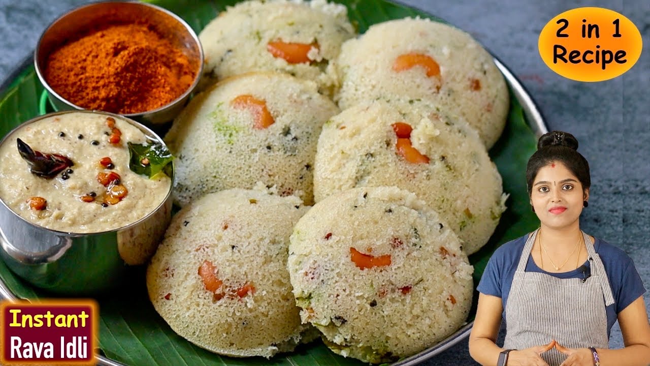 பஞ்சு போல Soft-ஆ சுவையா வர இந்த டிப்ஸ் போதும்👌| Rava Idli Recipe in Tamil | How To Make Rava Idli