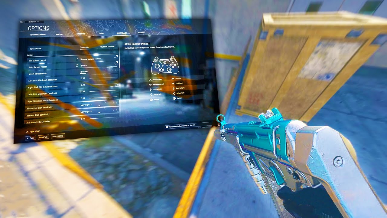 BEST WARZONE SETTINGS FOR MOVEMENT AND AIM (REBIRTH ISLAND)
