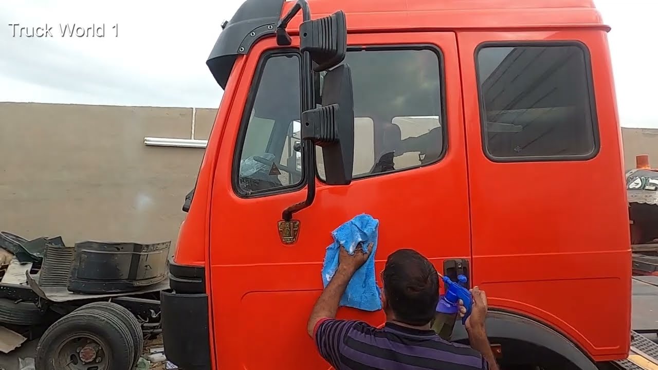 How To Make a Cabin Sticker Mercedes Truck 1935 || Mercedes Truck Make a Cabin Sticker ||