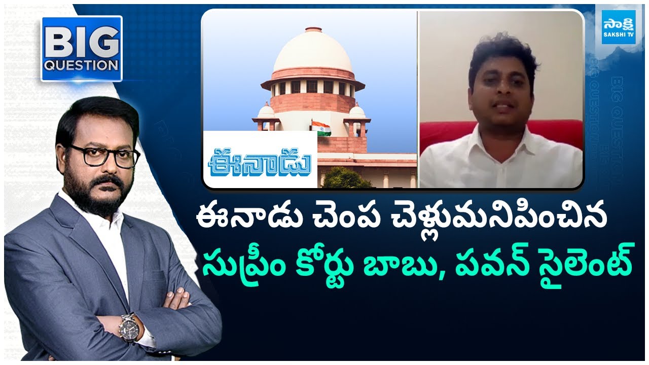 YSRCP Leader BV Rao About Supreme Court Slams Eenadu Obver Spreading Fake News On Ippatam Village